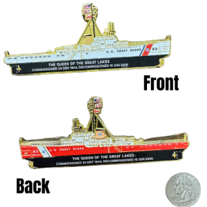 Red/White Ship Coin