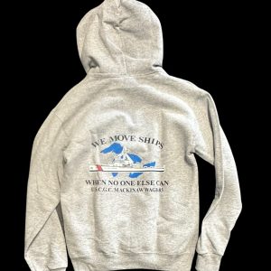Gray "We Move Ships" Hoodie