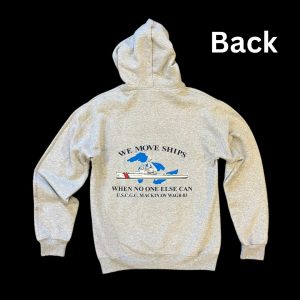 Gray "We Move Ships" Hoodie