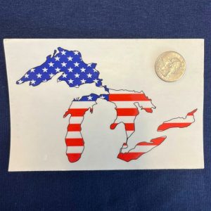 Great Lakes Flag Vinyl Sticker