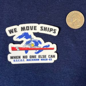 We Move Ships Sticker