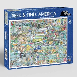 Seek & Find America Jigsaw Puzzle