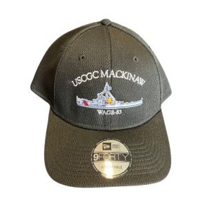 Black Tech Hat- White Ship