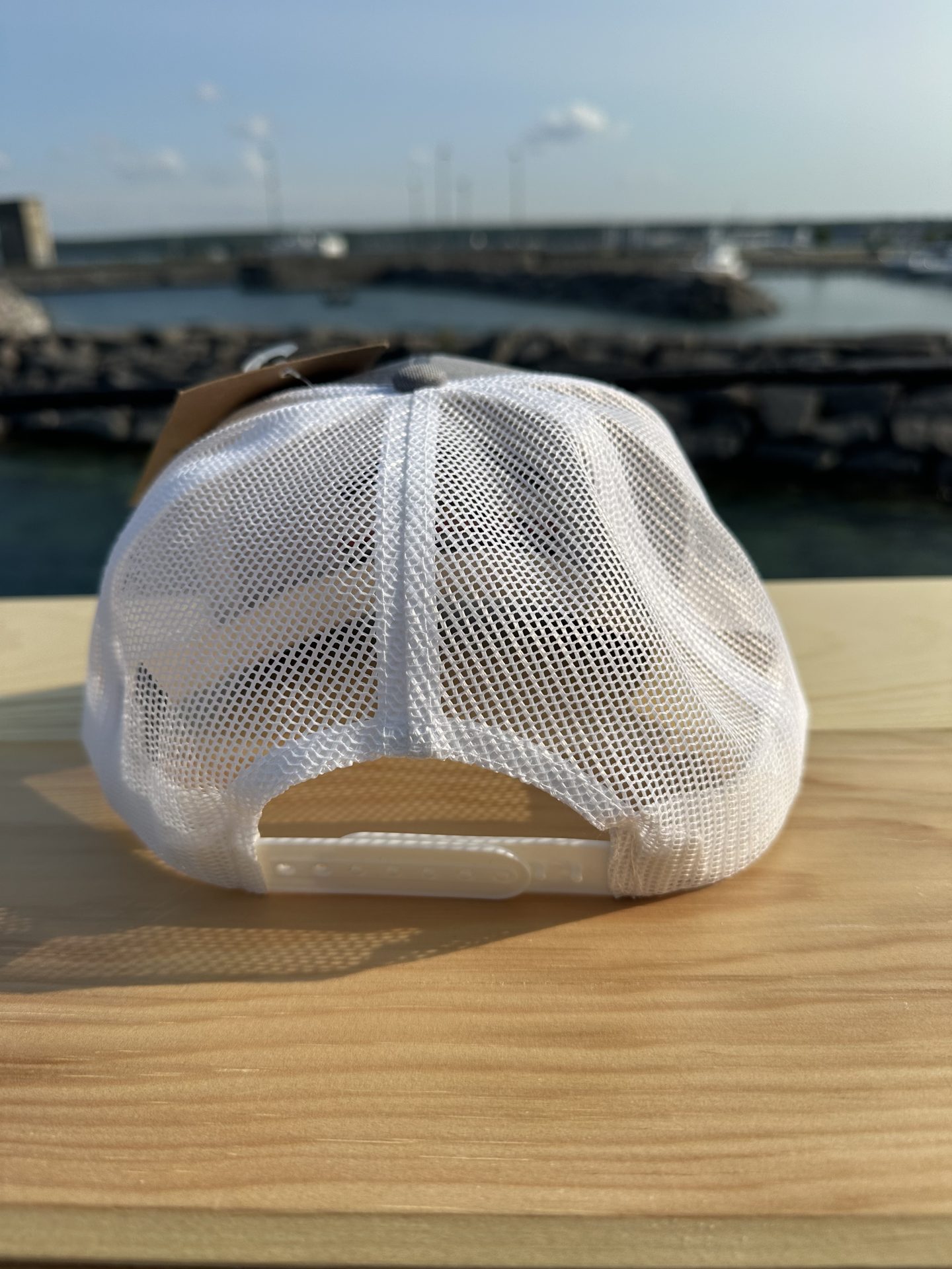 Hat: Gray Mesh Ball Cap - Image 2