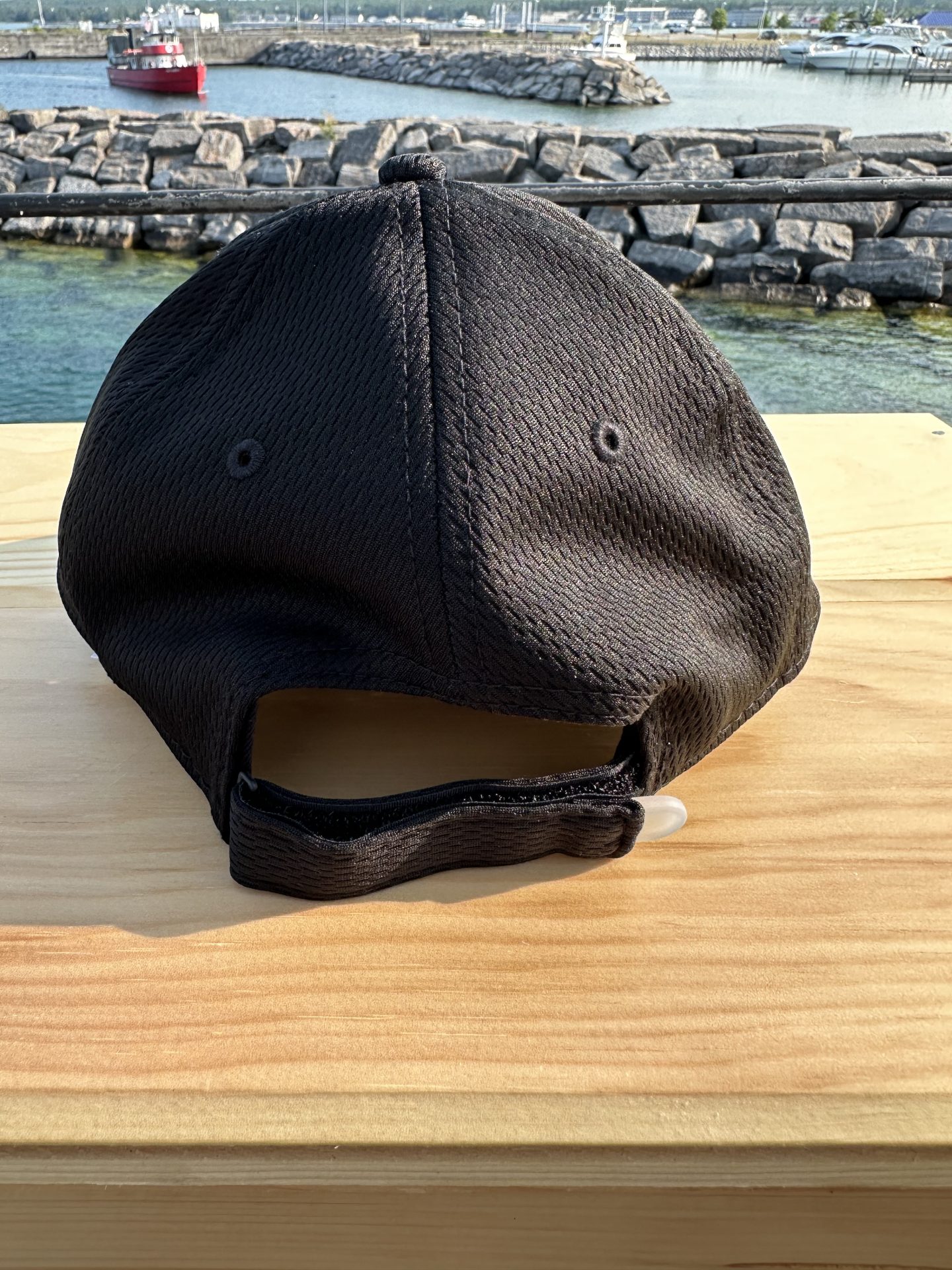 Hat: Black Tech - White Ship - Image 2